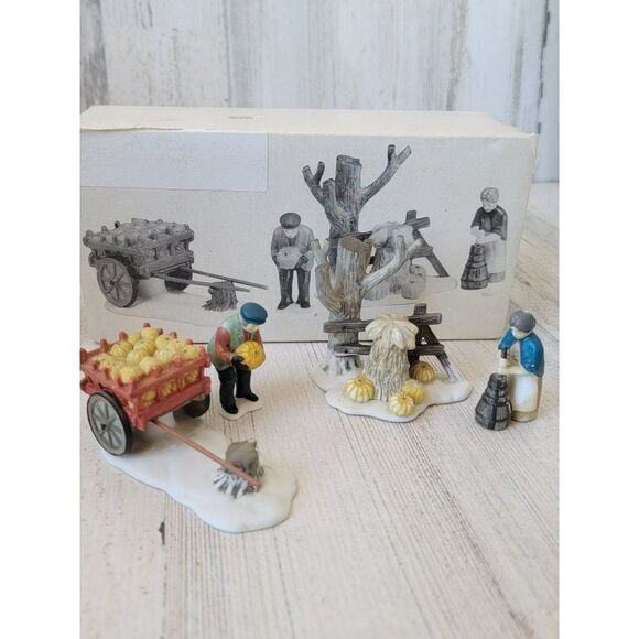 Dept 56 59412 Harvest Time heritage village accessory xmas set - Picture 2 of 9